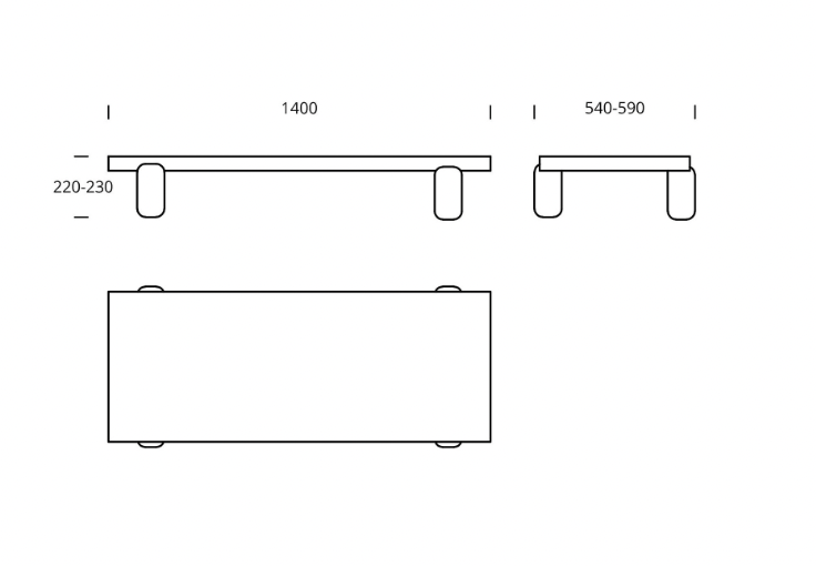 Centenniale Coffee Table - Nikari - Coffee Tables - Oiled Ash - HORNE