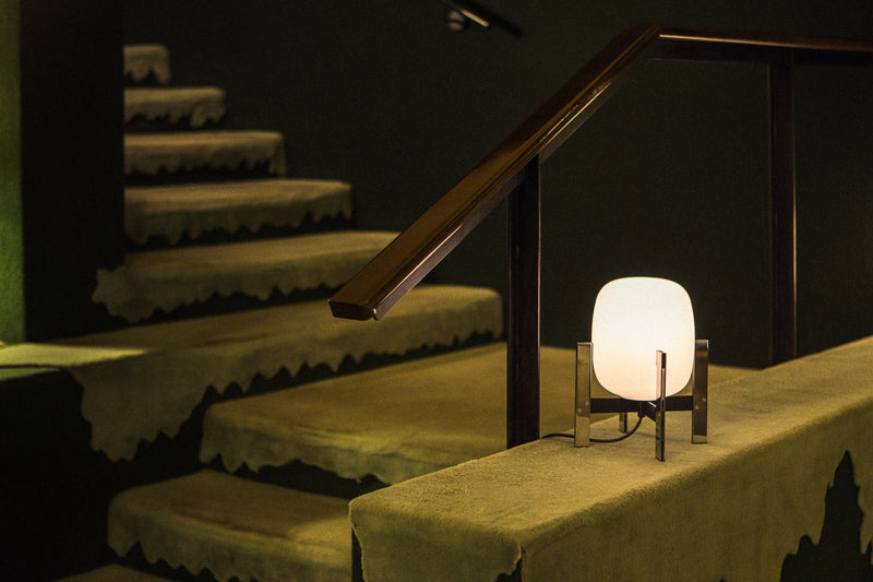 Cesta Metalica Lamp - Santa & Cole - Floor Lamps - Without Leather Handle - HORNE