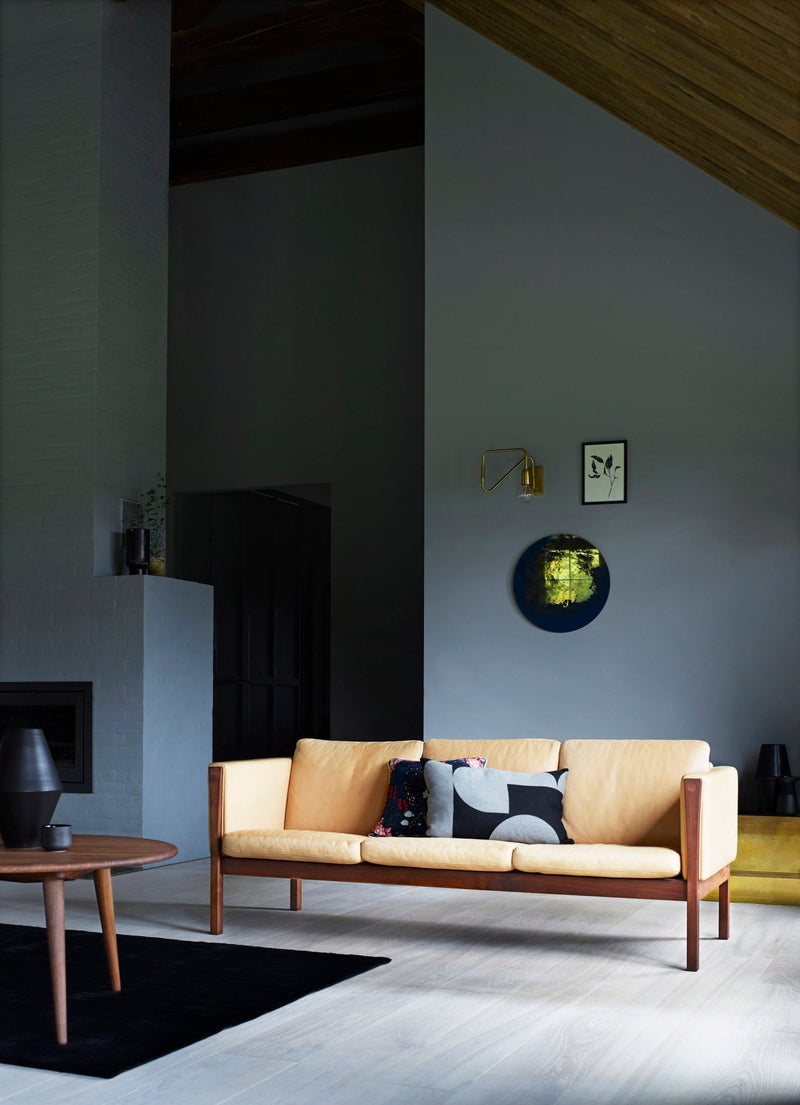 CH163 Sofa - Carl Hansen & Son - Sofas - Soaped Oak - Fabric - Gabriel Mood - 04104 - HORNE