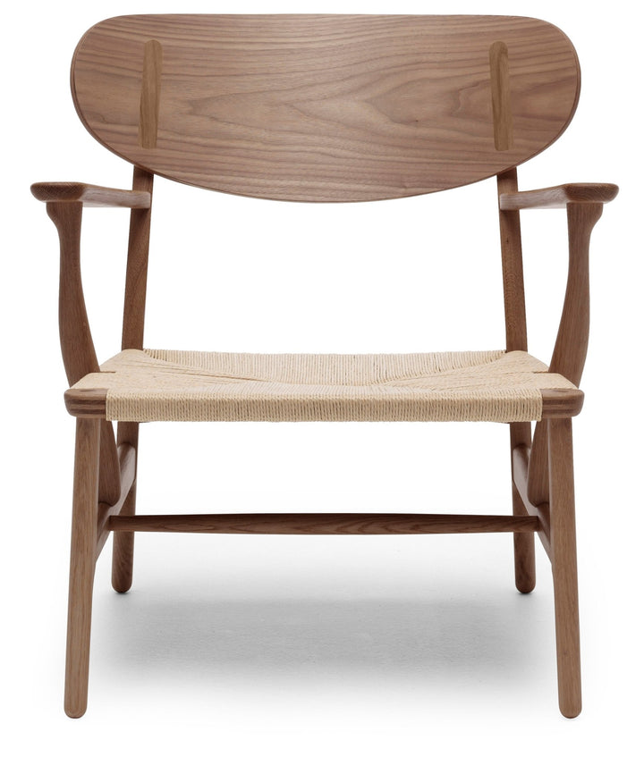 CH22 Lounge Chair - Natural Paper Cord - Carl Hansen & Son - Chairs - Oiled Walnut - HORNE