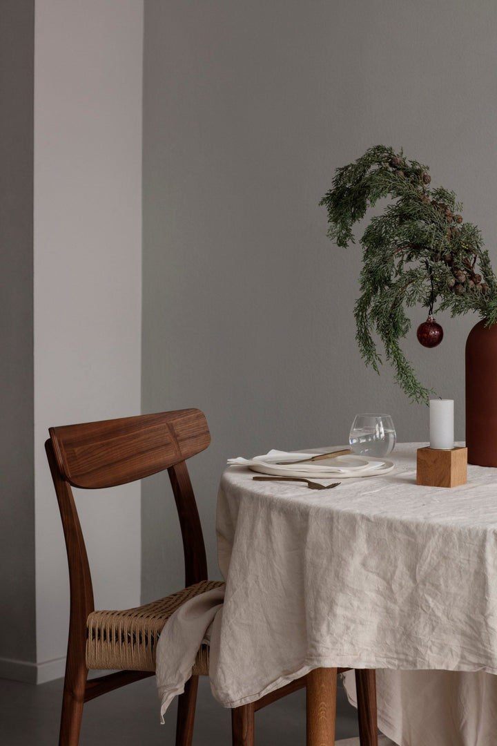 CH23 Dining Chair - Black Paper Cord - Carl Hansen & Son - Chairs - Oiled Oak - HORNE