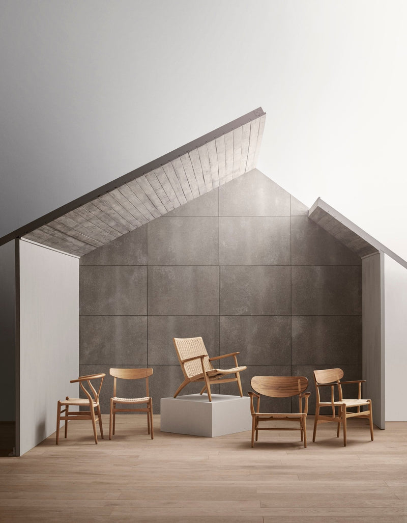 CH23 Dining Chair - Black Paper Cord - Carl Hansen & Son - Chairs - Oiled Oak - HORNE