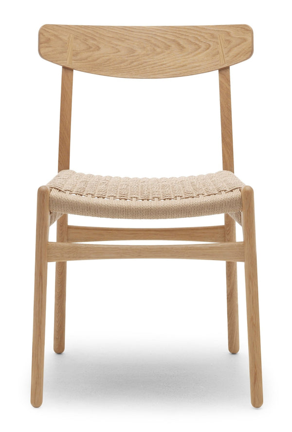 CH23 Dining Chair - Natural Paper Cord - Carl Hansen & Son - Chairs - Soaped Oak - HORNE