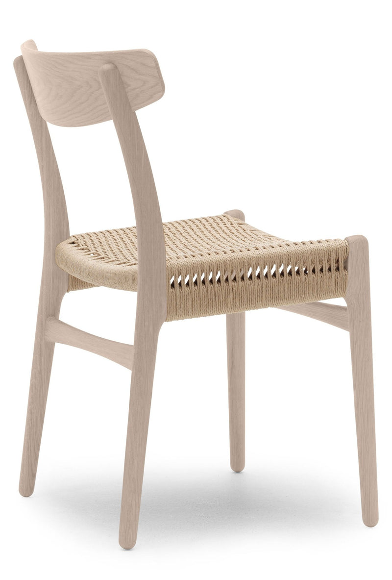 CH23 Dining Chair - Natural Paper Cord - Carl Hansen & Son - Chairs - Soaped Oak - HORNE