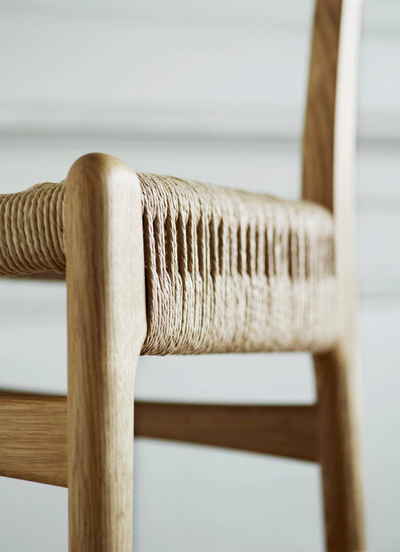 CH23 Dining Chair - Natural Paper Cord - Carl Hansen & Son - Chairs - Soaped Oak - HORNE