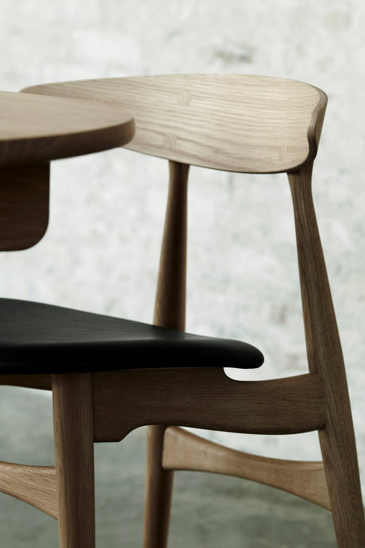 CH33P Dining Chair - Carl Hansen & Son - Chairs - Black Beech/Remix 753 Fabric - HORNE