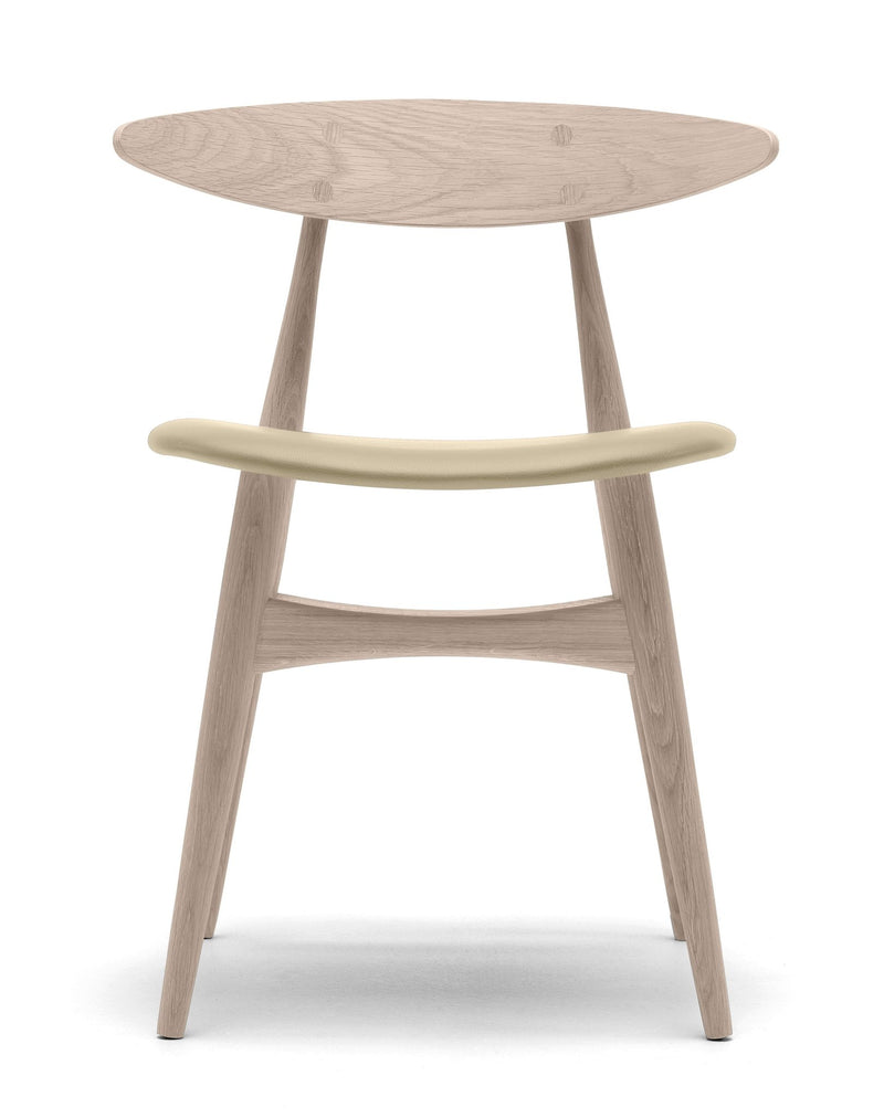 CH33P Dining Chair - Carl Hansen & Son - Chairs - Black Oak/Thor 301 Leather - HORNE