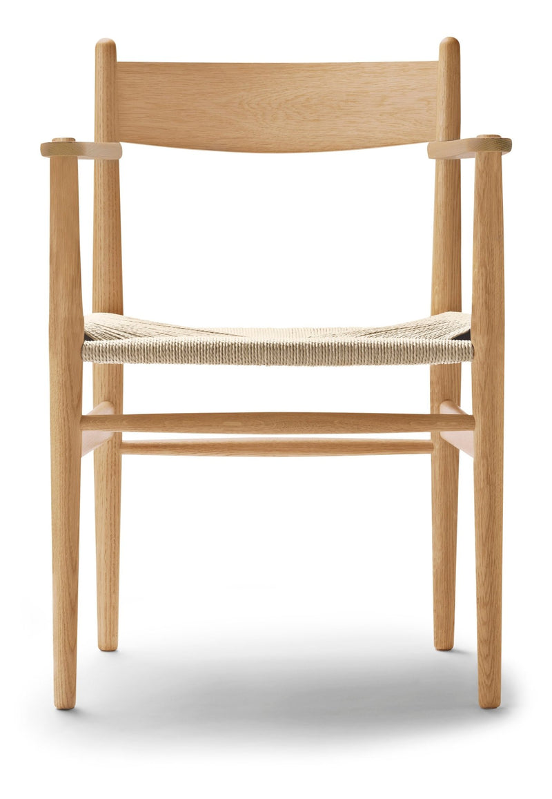 CH37 Dining Chair - Carl Hansen & Son - Chairs - Oiled Oak/Natural Cord - HORNE