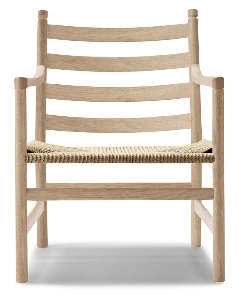 CH44 Lounge Chair - Carl Hansen & Son - Chairs - Soaped Oak/Natural Cord - HORNE