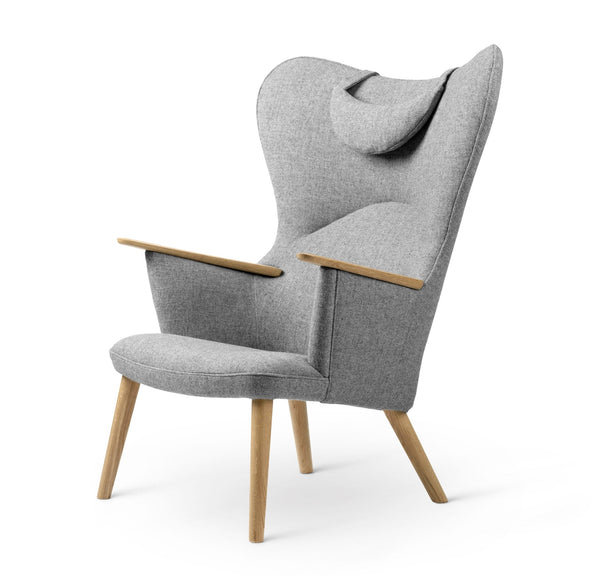 CH78 Mama Bear Lounge Chair - Carl Hansen & Son - Chairs - Grey Hallingdal 130 - HORNE