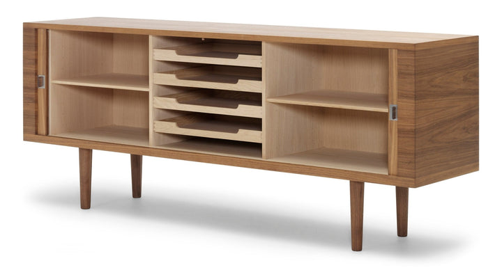 CH825 Credenza - Carl Hansen & Son - Sideboards + Cabinets - Oiled Walnut - HORNE