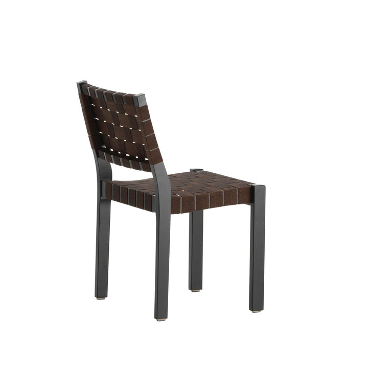 Chair 611 - Black Lacquered - Artek - Chairs - Brown - HORNE