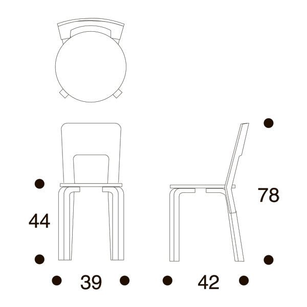 Chair 66 by Alvar Aalto