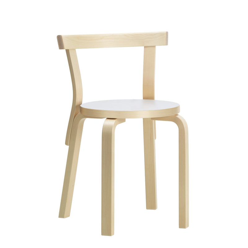 Chair 68 Natural Lacquered by Alvar Aalto - Artek - Chairs - Birch - HORNE