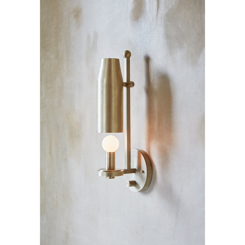 Chamber Sconce - Workstead - Wall Sconces - Hardwired - Hewn Brass - HORNE