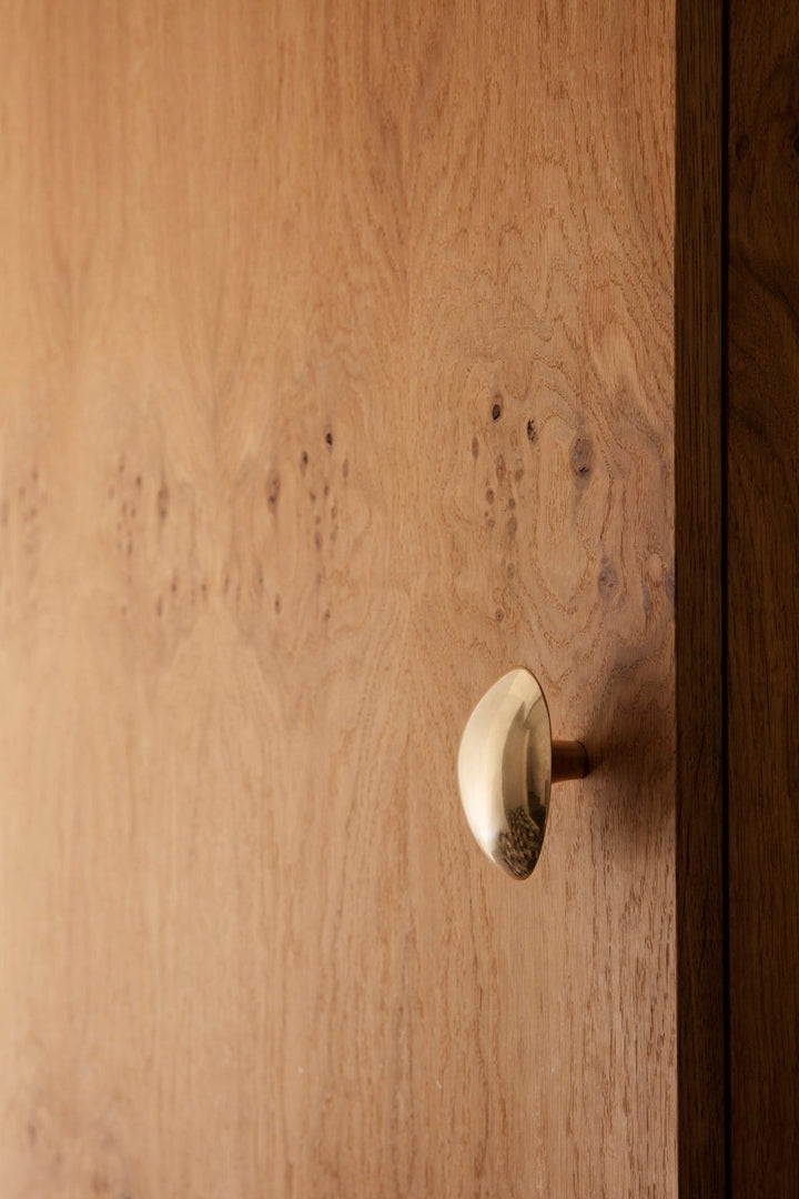 Chanterelle Hook - Ferm Living - Hangers & Hooks - Brushed Stainless Steel - HORNE