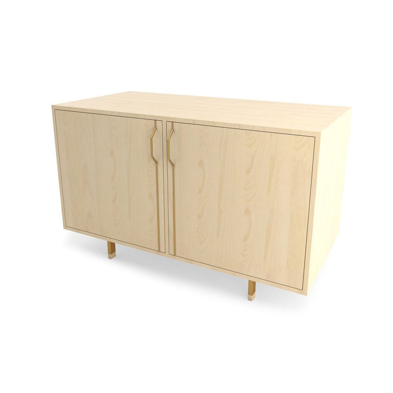 Chapman Double Unit Storage Cabinet - Maple - Tronk - Sideboards + Cabinets - Black - HORNE