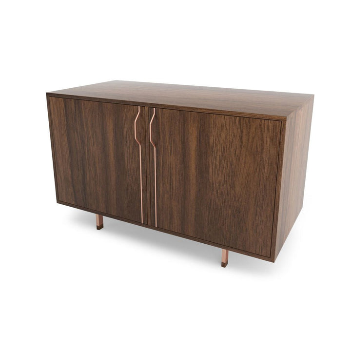 Chapman Double Unit Storage Cabinet - Walnut - Tronk - Sideboards + Cabinets - Rose Copper - HORNE