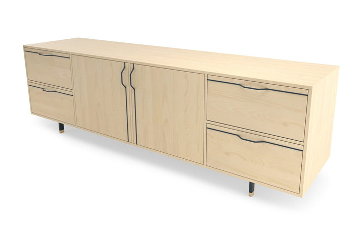 Chapman Large Credenza Storage Unit - Maple - Tronk - Sideboards + Cabinets - Navy - HORNE