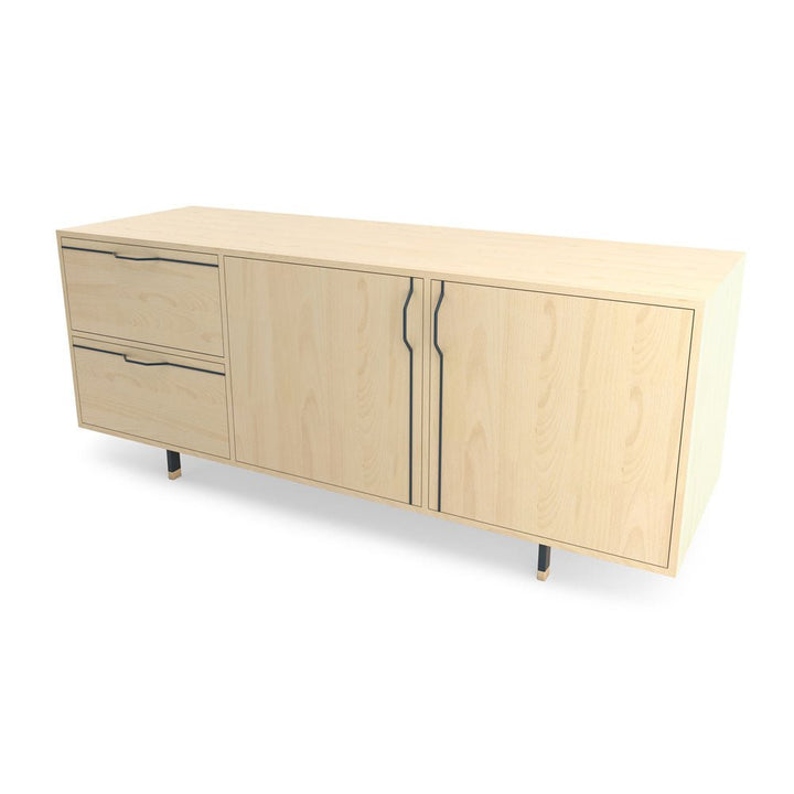 Chapman Small Credenza Storage Unit - Maple - Tronk - Sideboards + Cabinets - Navy - HORNE