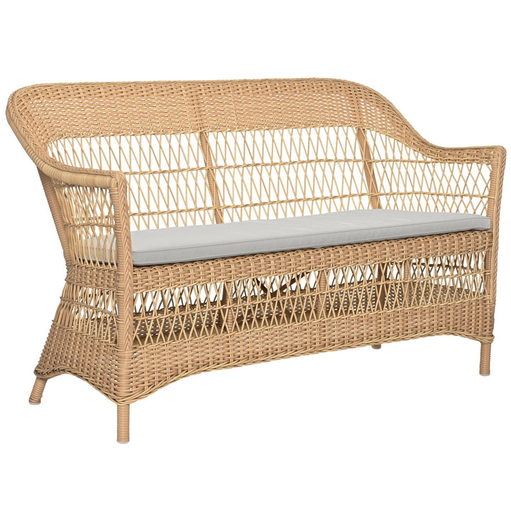 Charlot 2 - Seater Sofa - Exterior - Sika Design - Outdoor Furniture - Natural - Sunbrella Sailcloth Seagull - HORNE