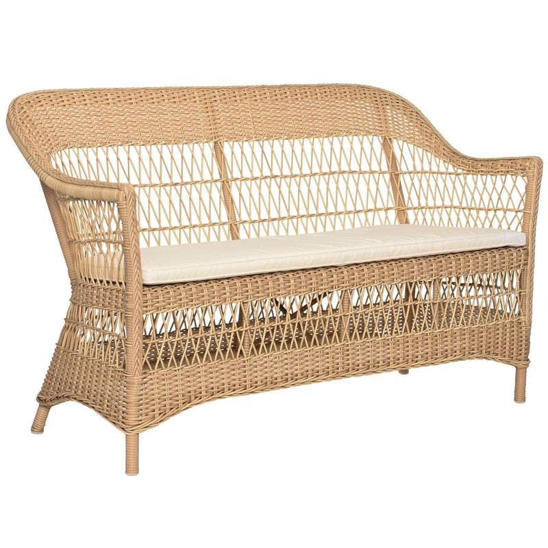 Charlot 2 - Seater Sofa - Exterior - Sika Design - Outdoor Furniture - Antique - Sunbrella Sailcloth Seagull - HORNE