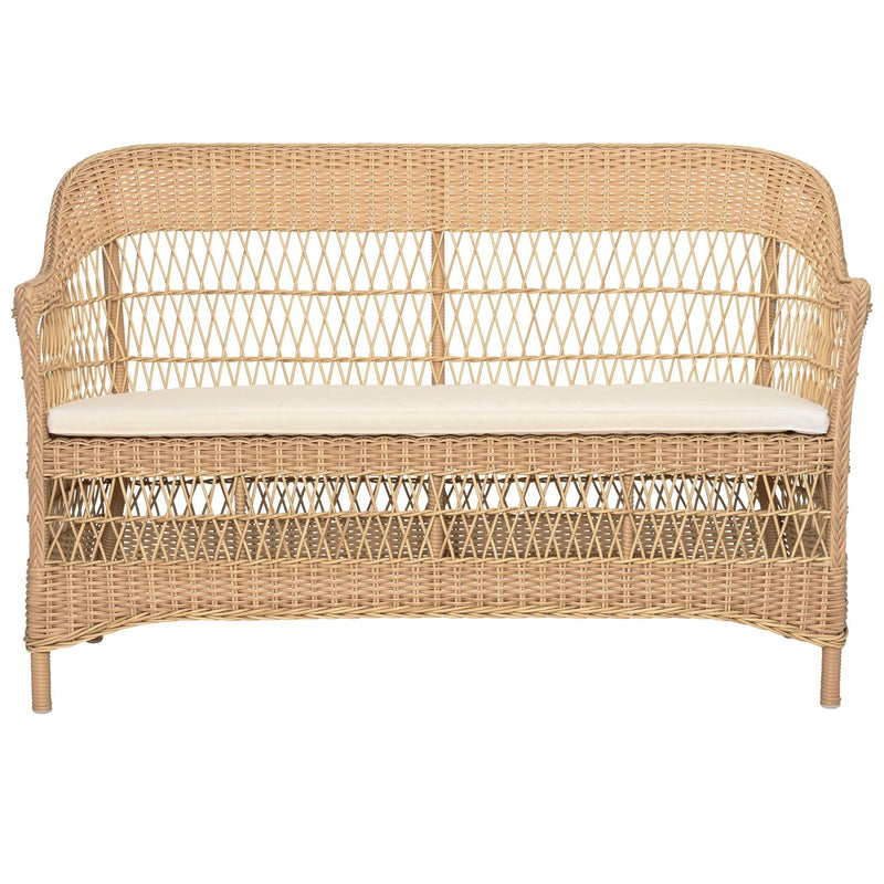 Charlot 2 - Seater Sofa - Exterior - Sika Design - Outdoor Furniture - Antique - Sunbrella Sailcloth Seagull - HORNE