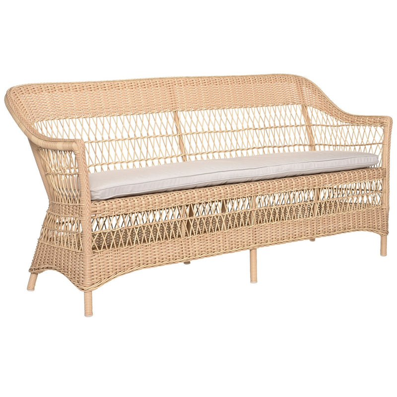 Charlot 3 - Seater Sofa - Exterior - Sika Design - Outdoor Furniture - Antique - Sunbrella Sailcloth Seagull - HORNE