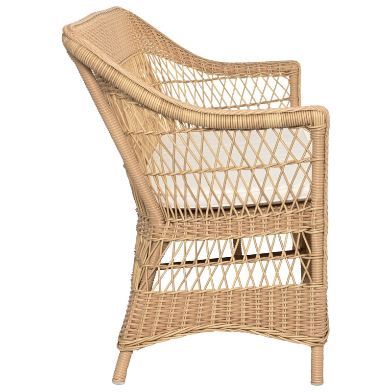 Charlot 3 - Seater Sofa - Exterior - Sika Design - Outdoor Furniture - Antique - Sunbrella Sailcloth Seagull - HORNE