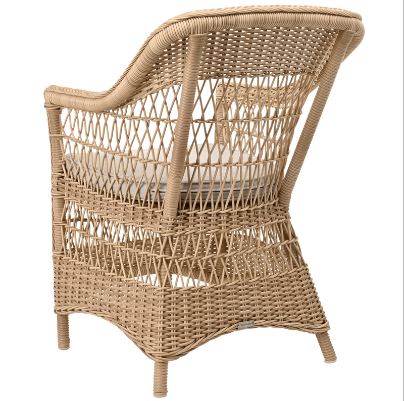 Charlot Chair - Exterior - Sika Design - Outdoor Furniture - Antique - Snow White 100% Polyester - HORNE