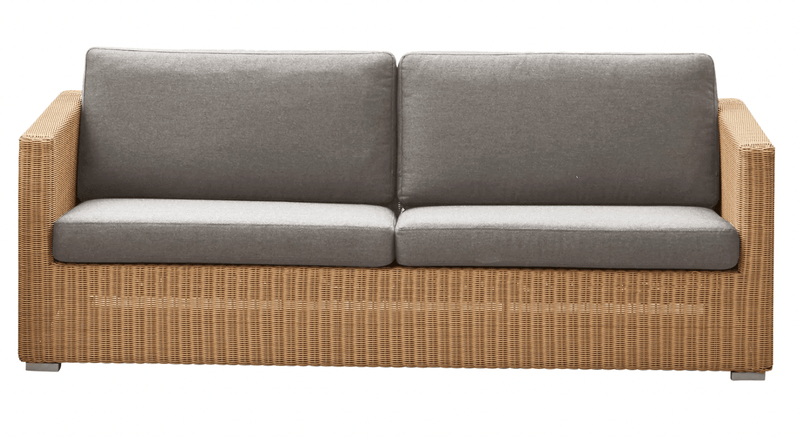 Chester 3 - Seater Sofa - Cane Line - Outdoor Furniture - Natural - Taupe Natté - HORNE