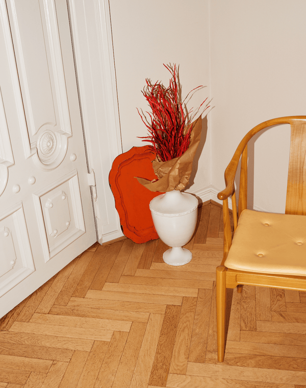 China Chair™ - Fritz Hansen - Chairs - Cherry / Natural Leather - HORNE