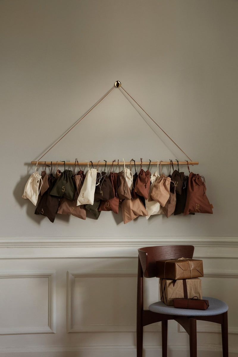 Christmas Countdown - 24 Bags - Ferm Living - Art + Objects - Multi - HORNE