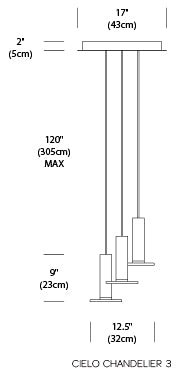 Cielo Chandelier - Grouping 3