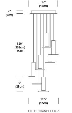 Cielo Chandelier - Grouping 7