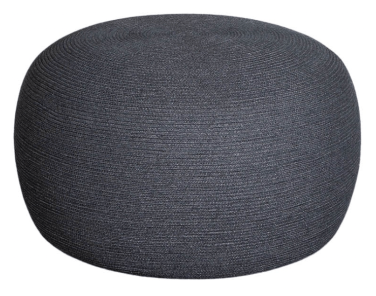 Circle Footstool - Cane Line - Outdoor Furniture - Small - Taupe - HORNE