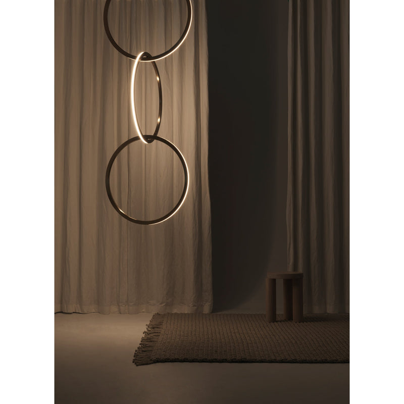 Circus 500 Pendant - Resident - Pendants - 2 Rings - Matt Black - HORNE