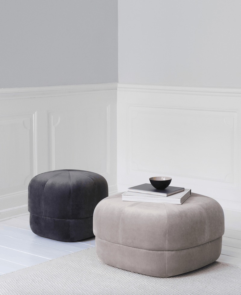 Circus Pouf - Normann Copenhagen - Stools + Benches + Ottomans - Small - Beige - HORNE