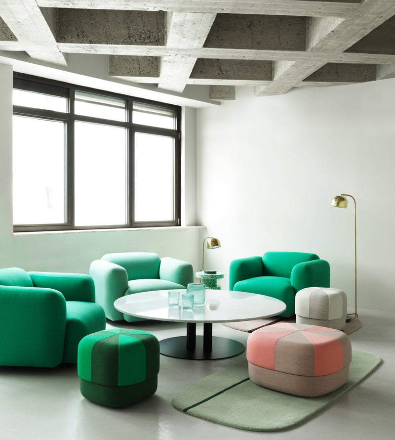 Circus Pouf Duo - Normann Copenhagen - Stools + Benches + Ottomans - Small - Sand - HORNE