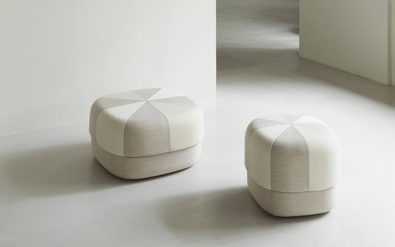 Circus Pouf Duo - Normann Copenhagen - Stools + Benches + Ottomans - Small - Sand - HORNE