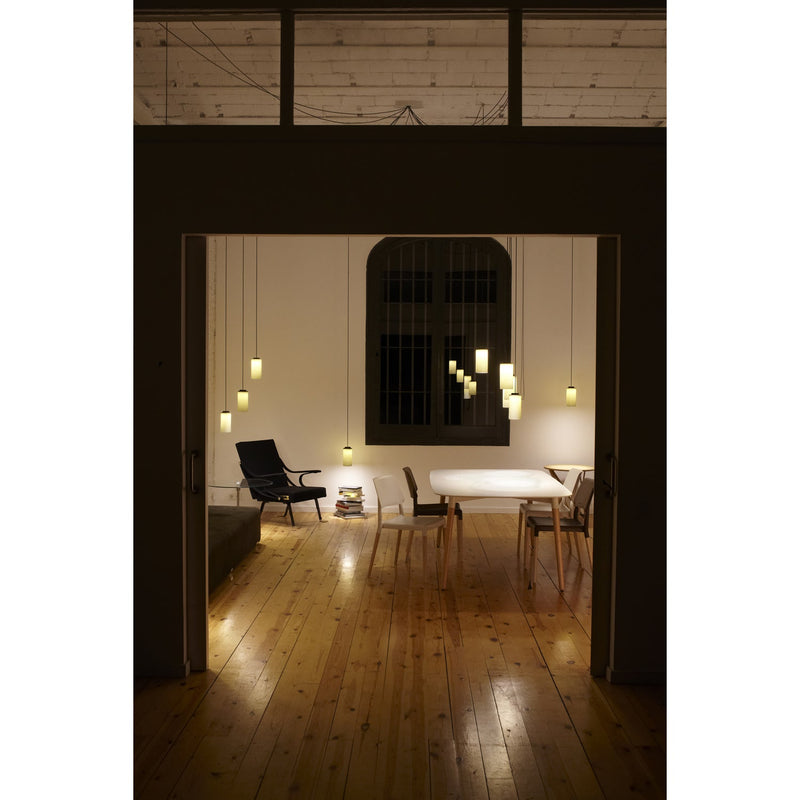 Cirio Simple Pendant - Brass - Santa & Cole - Pendants - Black Cord and Canopy - 118