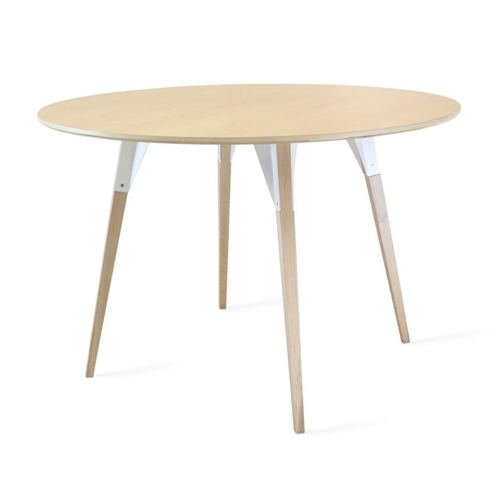 Clarke Large Circle Dining Table - Maple - Tronk - Tables + Desks - Black - HORNE