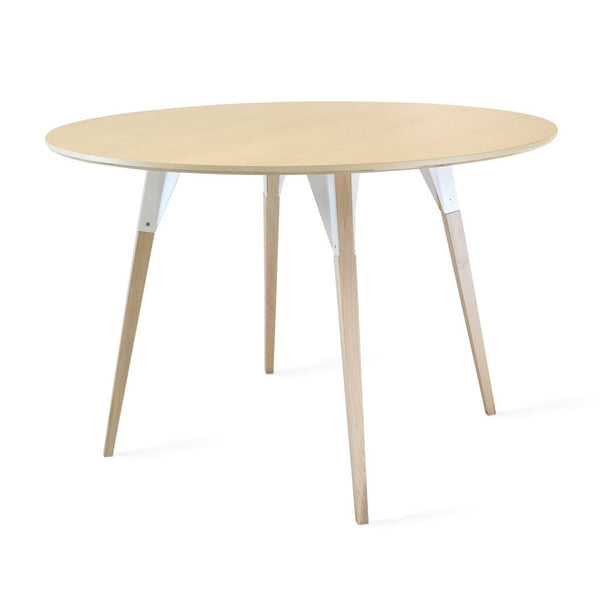 Clarke Large Circle Dining Table - Maple - Tronk - Tables + Desks - Black - HORNE