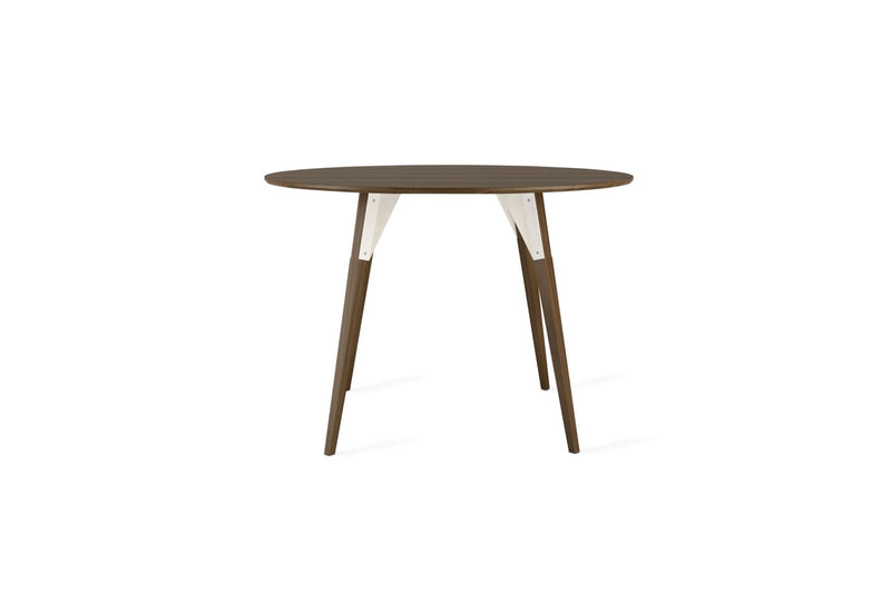 Clarke Large Circle Dining Table - Walnut - Tronk - Tables + Desks - Black - HORNE