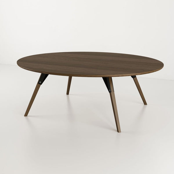 Clarke Large Oval Coffee Table - Walnut