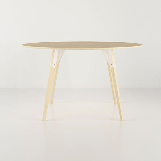 Clarke Large Oval Dining Table - Maple - Tronk - Tables + Desks - White - HORNE