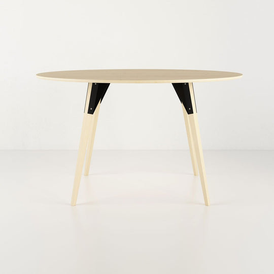 Clarke Large Oval Dining Table - Maple - Tronk - Tables + Desks - Black - HORNE
