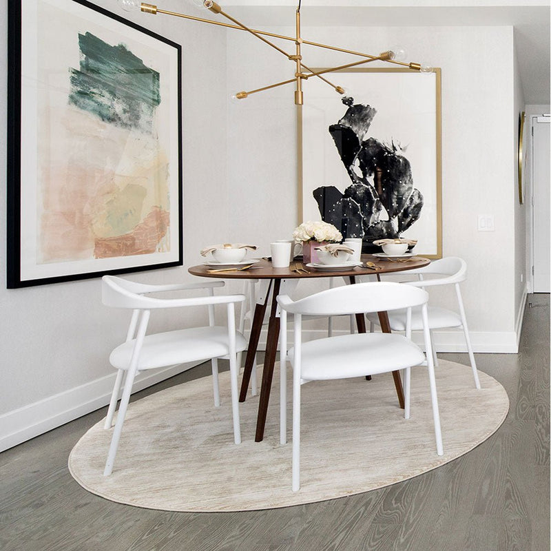 Clarke Large Oval Dining Table - Walnut - Tronk - Tables + Desks - Black - HORNE