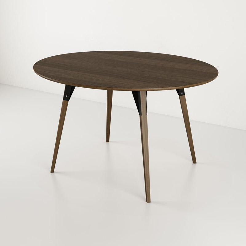 Clarke Large Oval Dining Table - Walnut - Tronk - Tables + Desks - Black - HORNE