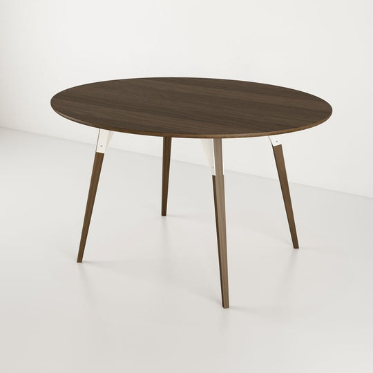 Clarke Large Oval Dining Table - Walnut - Tronk - Tables + Desks - White - HORNE